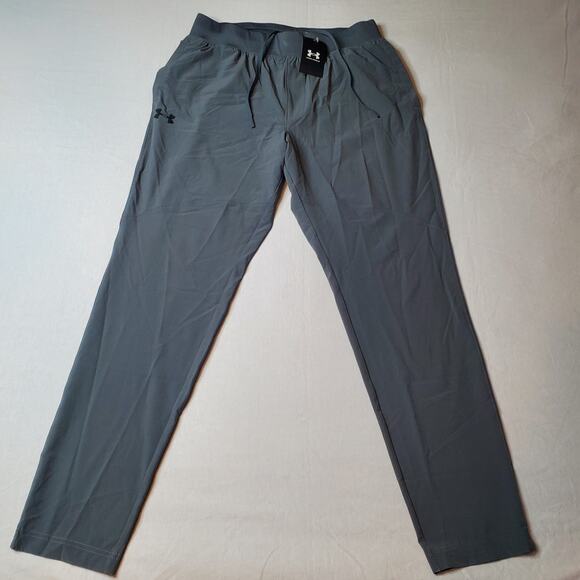 Under Armour Mens Size L NWT UA Stretch Woven Pants Gray 1366215 - Picture 4 of 9